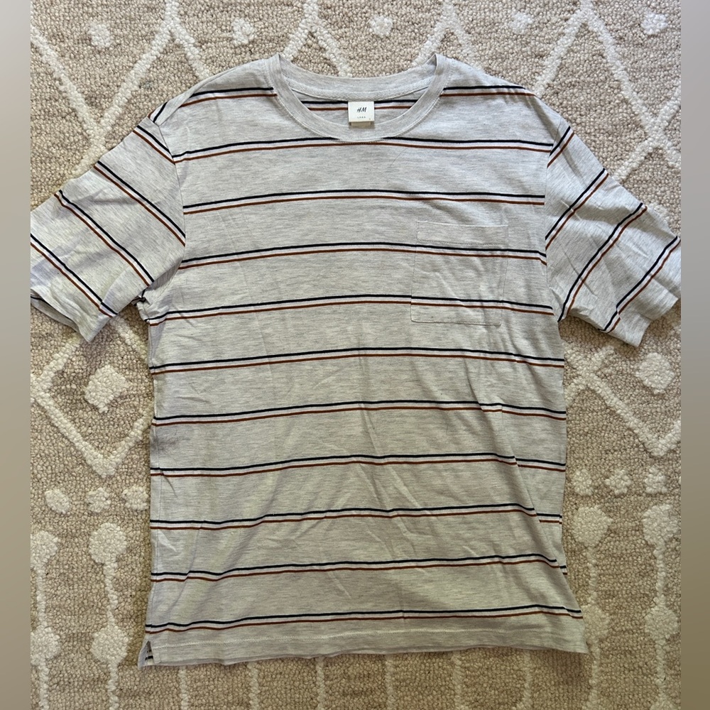 H&M men’s striped T Shirt